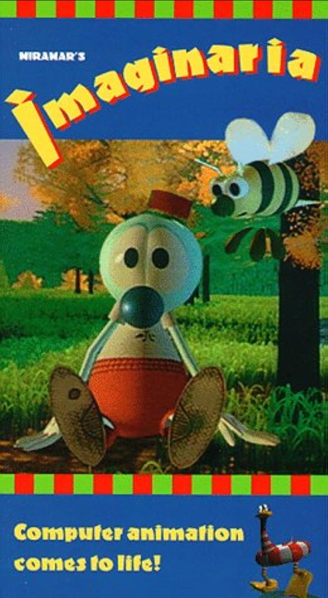 Varykia's tweet photo. @Toonhounds I used to borrow this VHS every time my mom took me to the Library. It's like a compilation of early 3d Computer Animation featuring some musical segments that have been stuck in my head for decades.

I haven't the faintest idea if it would hold up. https://t.co/vuGBCNkNj1
