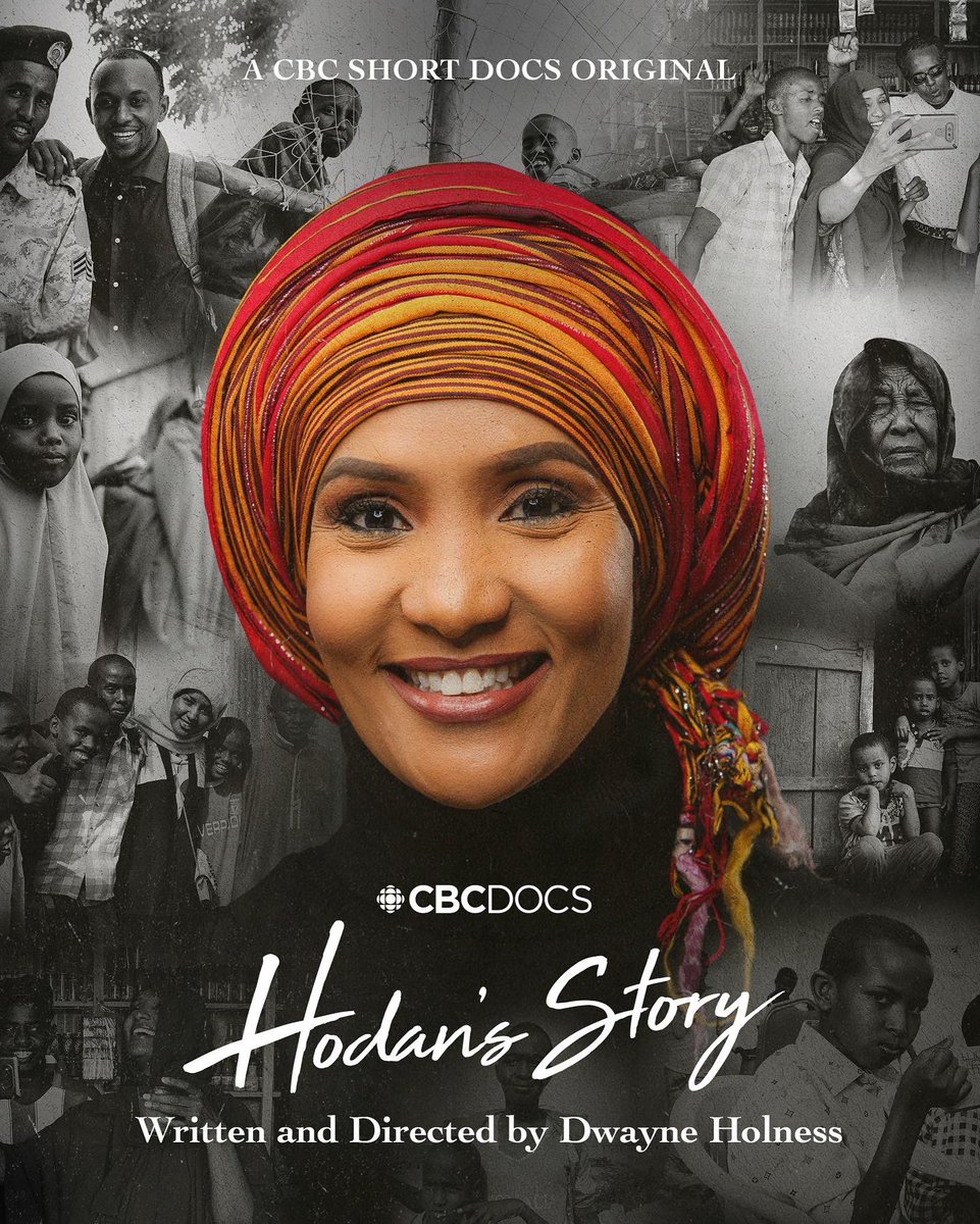 Hodan's Story, as told by her friend and filmmaker Dwayne Holness <a href="/dukeydukez/">Dwayne Holness</a> , is a film about her life, which was one of passion, inspiration, and ultimately of tragedy.

Hodan’s Story will premiere on Sat. Oct. 8th at 8pm on CBC <a href="/cbcgem/">CBC Gem</a> Ontario TV stations. <a href="/HodanTV/">Hodan Nalayeh</a>