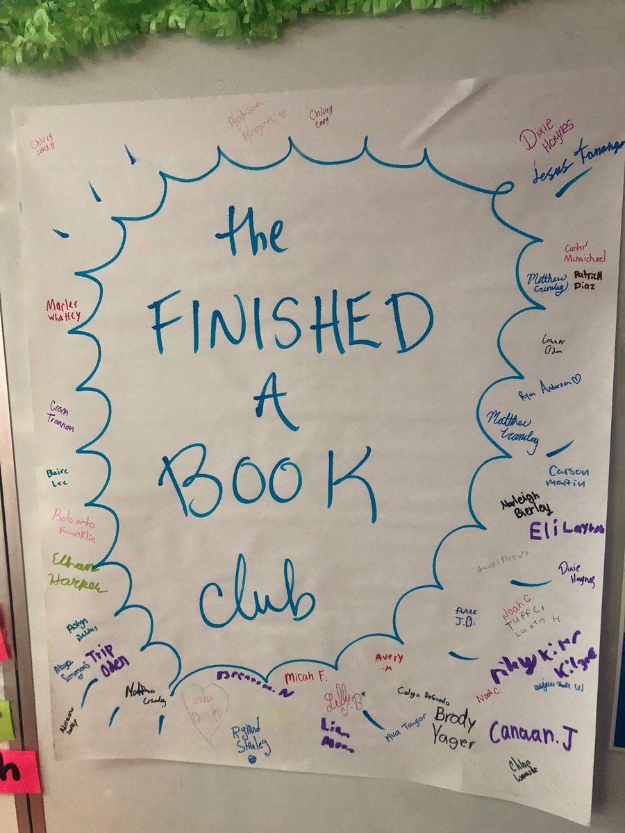 The Finished A Book Club in ELA at OMS! #studentchoice <a href="/sccboe/">St. Clair County Schools</a> <a href="/dgaribay/">Danna valentina Izquierdo garibay</a> <a href="/jmoneyAP/">Josh Money</a> <a href="/Burns_StClair/">Justin Burns</a>