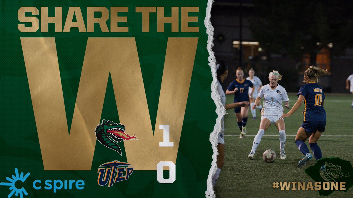 For the fifth straight time, let's 𝗦𝗛𝗔𝗥𝗘 𝗧𝗛𝗘 𝗪!
🔗 bit.ly/UAB1UTEP0

#WinAsOne | #80UP