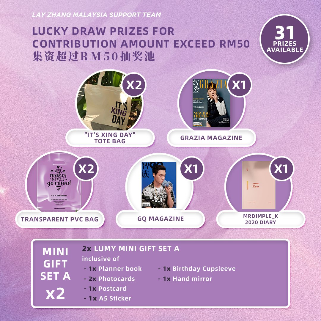 layunionMY's tweet photo. Good News! We've added in lucky draw gifts🎁as small gesture of appreciation for joining this fundraising
To join lucky draw: ≥RM20 by 8/10, 23:59
Winners announcement:10/10
Redeem your gifts on concert day! See yea😆
More details ⬇️
🔗https://t.co/dza29q5Ga3 #Grandline2inMY https://t.co/D2TqSBLyPm
