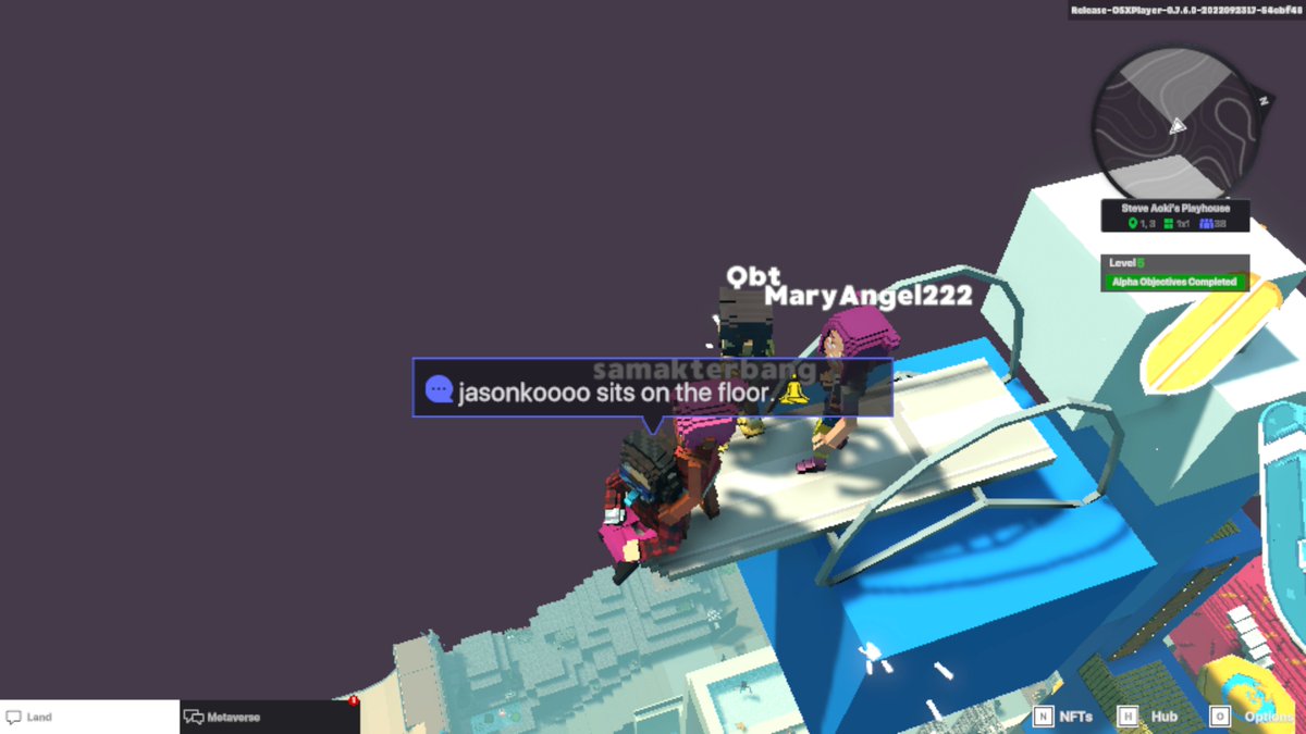 jason1_koo's tweet photo. @TheSandboxGame @steveaoki I just participated in the #SandboxAlphaS3Giveaway for a chance to win 500 SAND! Found the high diving board in @steveaoki's Playhouse, check out my screenshot below!
👇 https://t.co/TXfq2Z1fjg