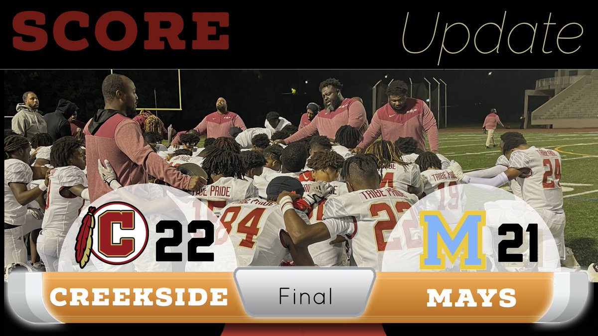 Creekside Athletics (@creekside_tribe) on Twitter photo That’s final! <a href="/scoreatlanta/">SCORE Atlanta</a> <a href="/ps_nation_/">Prep Sports Nation</a> <a href="/gpbscores/">gpbscores</a> <a href="/WSBTVsports/">WSB-TV Sports Zone</a> <a href="/11AliveSports/">11Alive Sports</a> @FultonAD_crafts <a href="/High5Sports/">High5Sports</a> That’s final! <a href="/scoreatlanta/">SCORE Atlanta</a> <a href="/ps_nation_/">Prep Sports Nation</a> <a href="/gpbscores/">gpbscores</a> <a href="/WSBTVsports/">WSB-TV Sports Zone</a> <a href="/11AliveSports/">11Alive Sports</a> @FultonAD_crafts <a href="/High5Sports/">High5Sports</a>