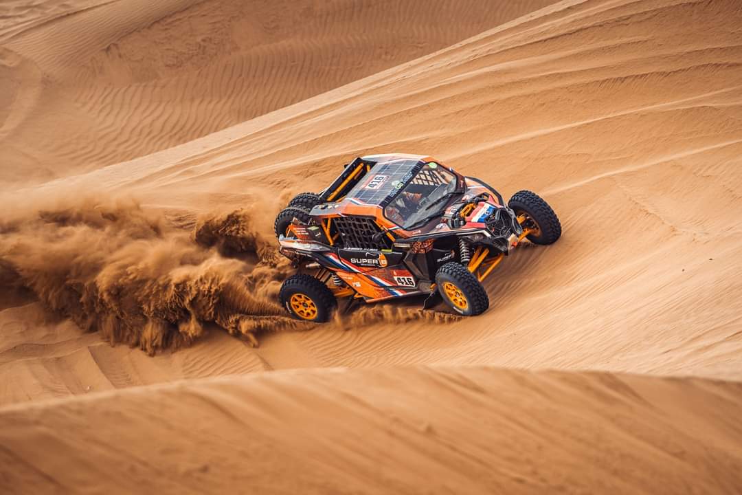 jorge_basualdo's tweet photo. El piloto Oscar Santos nos confirmó la adquisición de un nuevo UTV Can Am del equipo @South_Racing. Con este nuevo vehiculo apunta al @dakar 2024.
#RevistaRugiendoMotores #1120AM #RallyMas #1330AM #PasiónTuerca #RCCPy #CampeonesPy https://t.co/j8KUticdBL