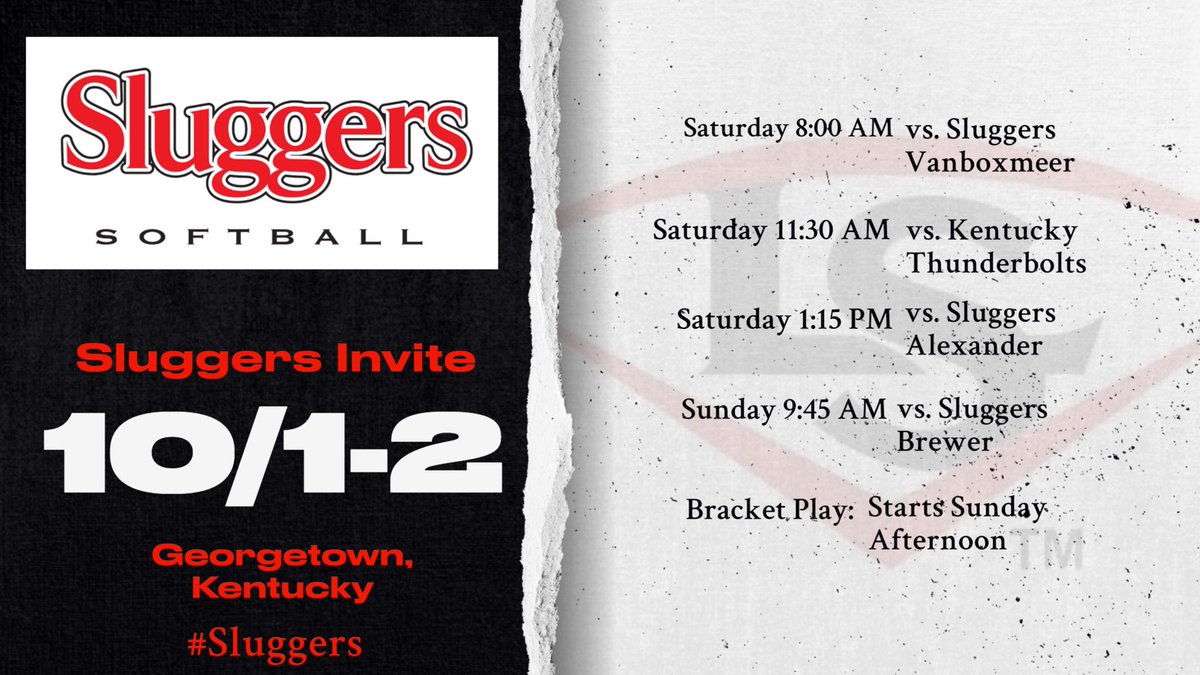 LLSluggers08's tweet photo. Excited to be back in the dirt this weekend with our girls! Check us out on Gamechanger or our live feed on Facebook. @MaceyA26 @TarynFord13 @jaylen_tackett @08RobertsPeyton @StoffelCassidee @2026_million @MyleahRead2026 @maddierose2027 @kaelynthomas_ @mcgeelillian2 https://t.co/igxL48amfH