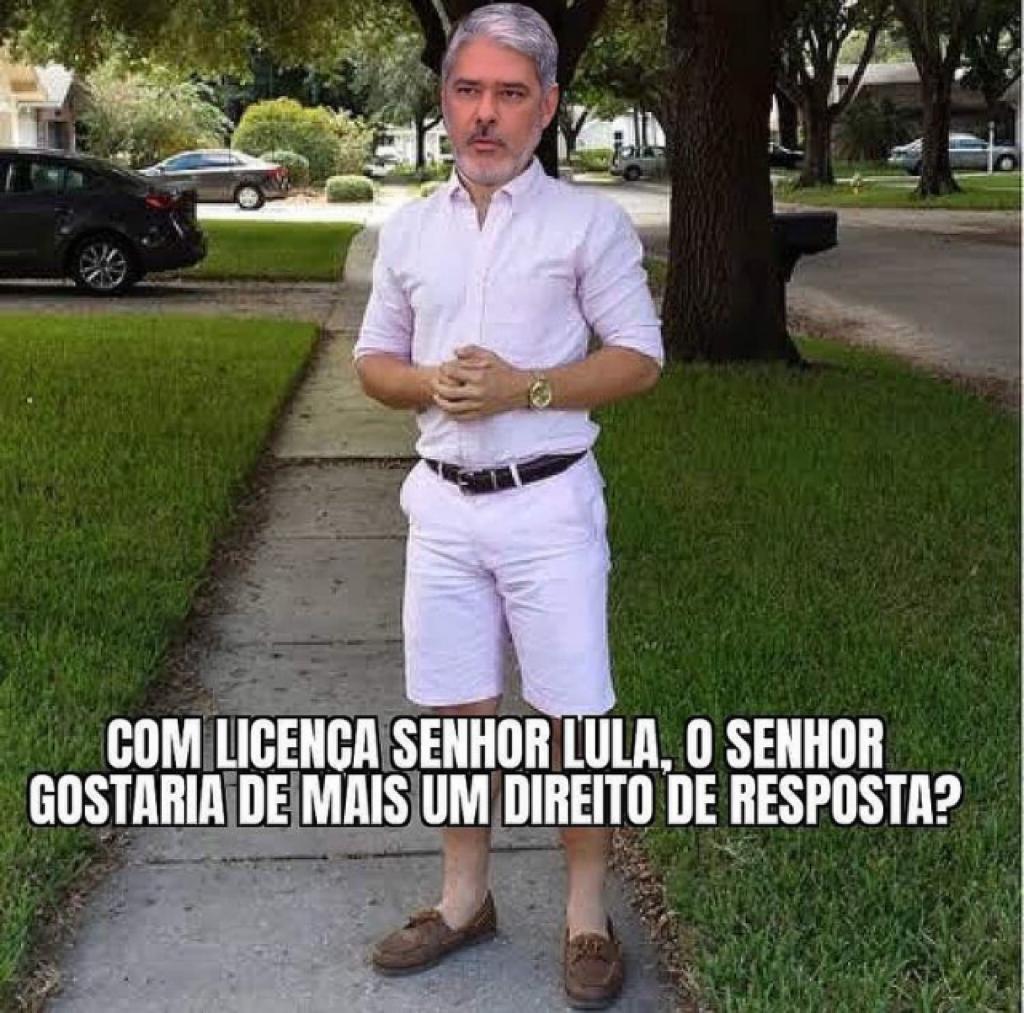 DENISTICONA's tweet photo. Bonner de advogado do lula tá foda https://t.co/LB8jxL4qPO