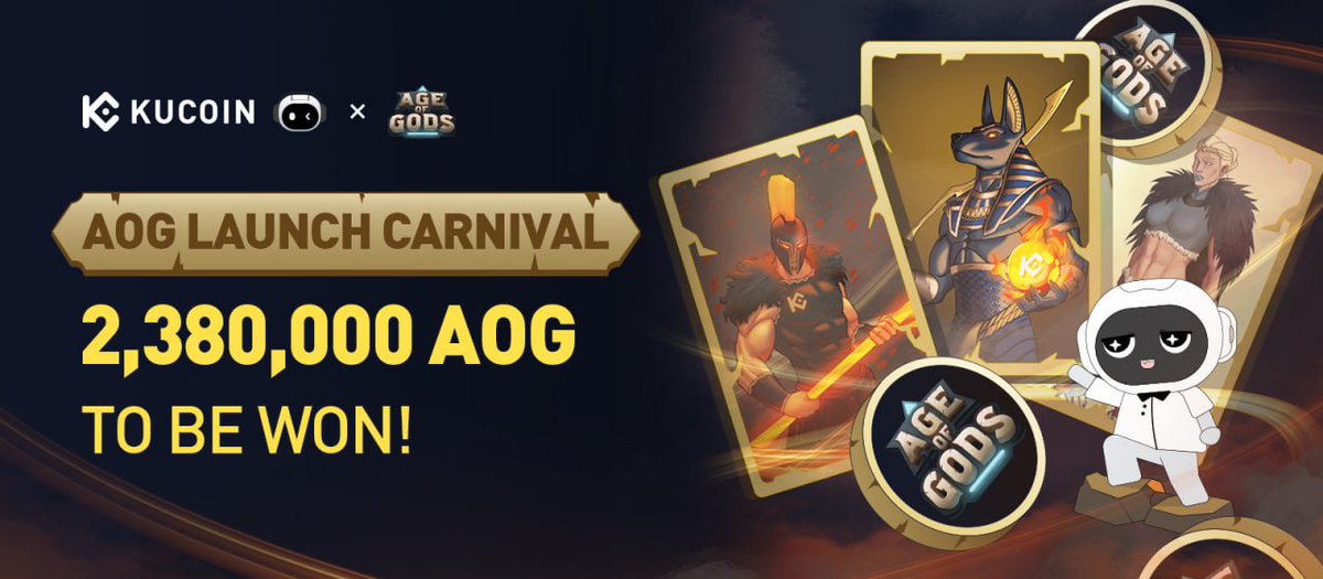 To celebrate AOG being listed on the KuCoin Trading Bot (kucoin.com/trading-bot), we will be launching a campaign to give away 2,380,000 AOG to qualified KuCoin Trading Bot users!

More information:
kucoin.com/news/en-aog-la…