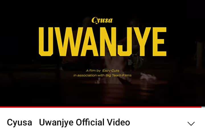 New hit alert 🔥 from <a href="/cyusaibrahim/">cyusa ibrahim</a> #Uwanjye 
youtu.be/oiW8dLa9Pj0
