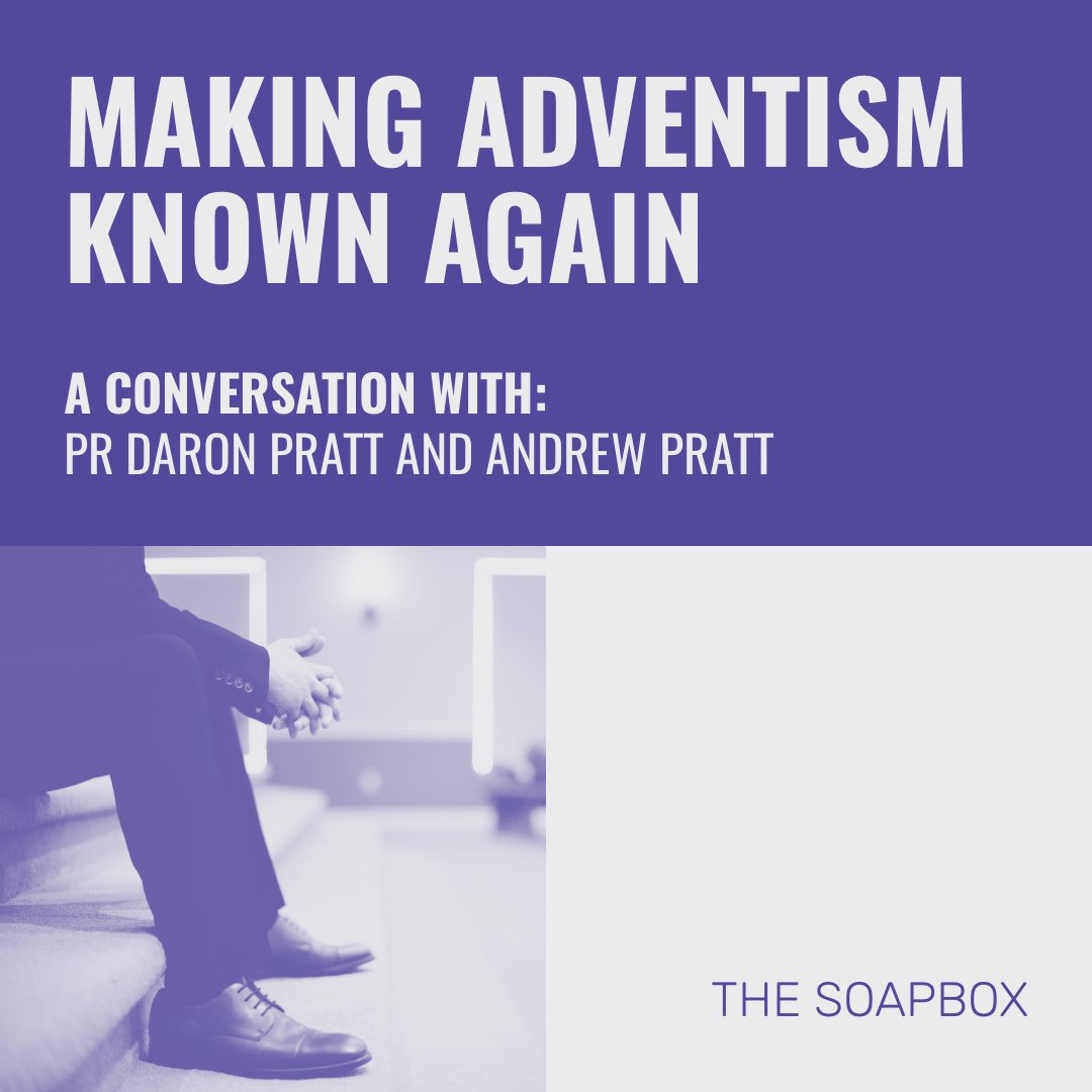 prattdizzle's tweet photo. 64% of Australians have heard of the Adventist Church, 4% think it is relevant to society Can adventism be known in our society today or are we headed for a further irrelevance particularly in Australia.
Find the podcast on all podcasting platforms.
https://t.co/99jDMVffmv https://t.co/E23BRgIftI