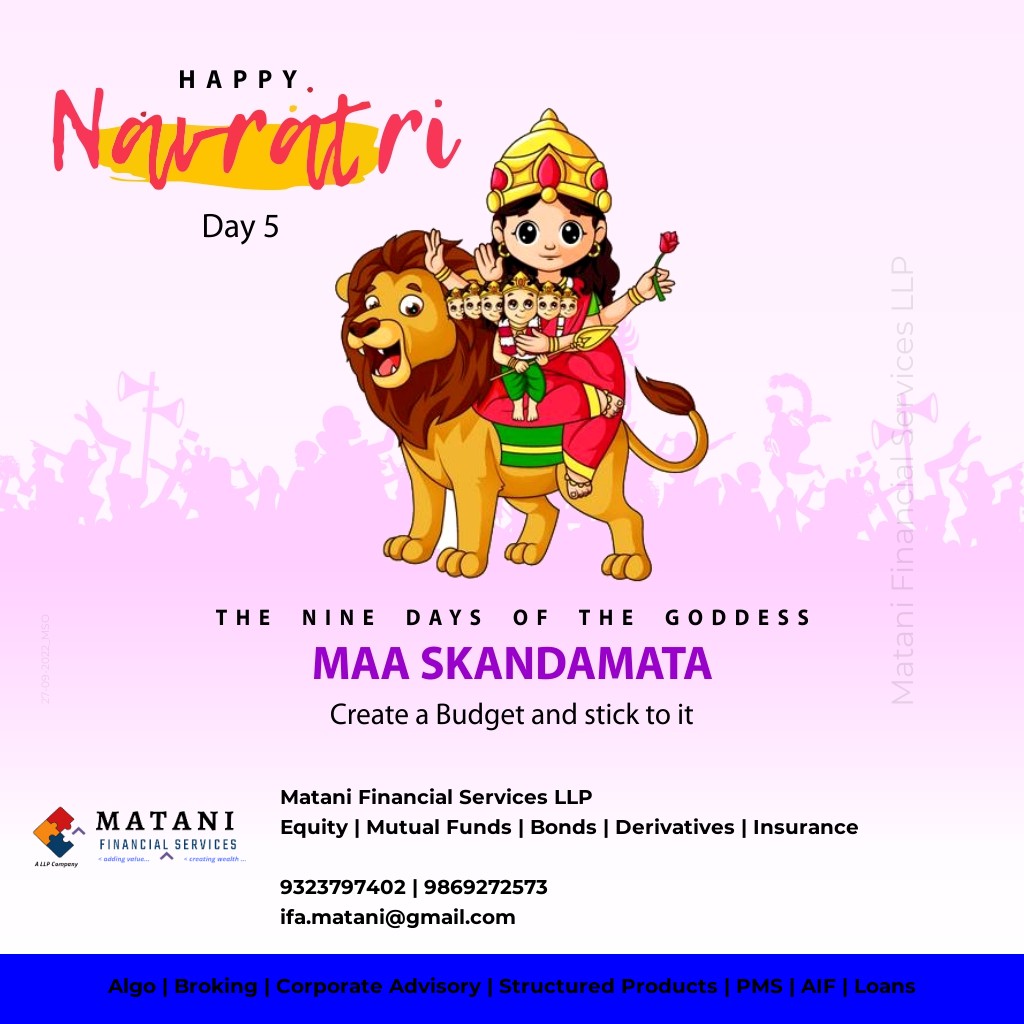Matani_FinServ's tweet photo. Happy Navaratri Day - 5 https://t.co/i6LW9eddB8