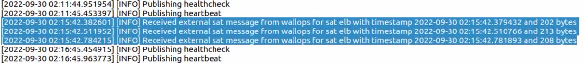 elfinucla's tweet photo. @satcolintel5 @SatNOGS we received 3 valid science packets from the @NASA_Wallops dish at 2:15:42...so fingers crossed it'll survive at least one more UCLA pass 🤞 https://t.co/rVuebm62Rq