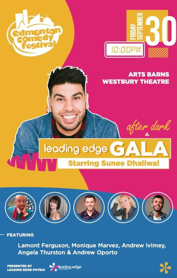 Dan_Timmermans's tweet photo. If youre looking for something local and fun to do tmrw, there are a few tks left for this @LeadingEdgePT show with @yegcomedy for a 10 pm show off Whyte. Tickets $50 for 6 comedians, proceeds help our local charities as well. Perfect for a Friday Funday ab workout. DM for deets! https://t.co/9FUAuQv7D6