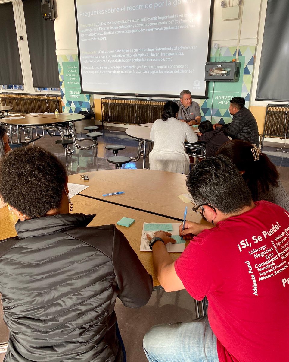 mattalexandersf's tweet image. We had a great community listening session today at Everett MS! The SFUSD Board of Ed needs your feedback too! Please  join us next week on Mon, Tues, or Thurs—flyers attached