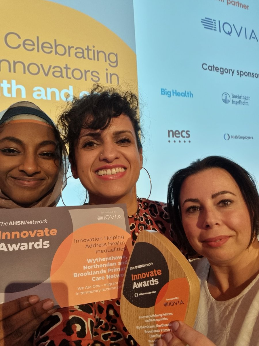 So super proud to have been clinical lead of this extraordinary team. Thank you so much to #InnovateAwards <a href="/NHSConfed/">NHS Confederation</a> @AHSNNetwork <a href="/_Jennylea/">Jennylea 💙</a> <a href="/doctormkumar/">Manisha Kumar</a> <a href="/sarahjudge90/">Sarah Judge</a> @JBakerSmith81 #Core20Plus5 #HealthInequalities <a href="/DrTonyYoung/">Tony Young</a> <a href="/_Jennylea/">Jennylea 💙</a>