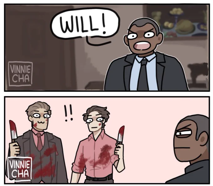 consensual workplace relationships be like that sometimes 
#hannibal #hannigram 