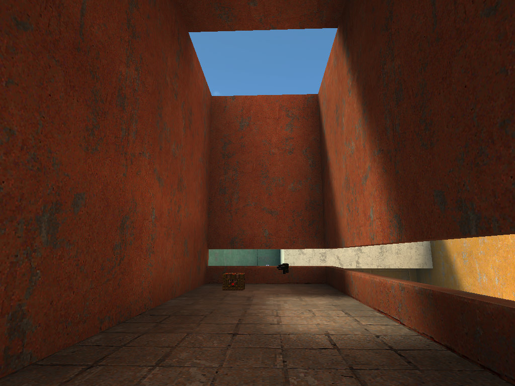 radiatoryang's tweet photo. new Quake map: "There's a Certain Slant of Light" ... info, design notes, inspirations, screenshots, and download link here -- https://t.co/Sf3LTWTCnt https://t.co/wWhP7Ksinl