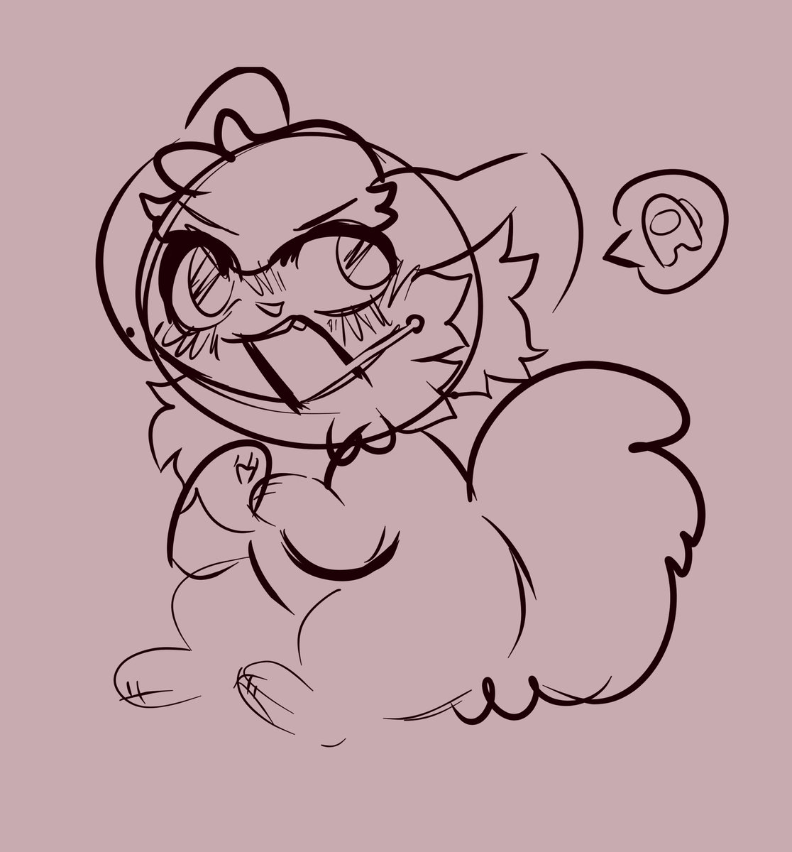 [rts appreciated]

Amog???? EWW
Ych practice >:)) reply w a sfw feral or anthro ref, I’ll pick the oc I think is most fitting for this, the sketch will b cleaned up for the final!! Ends on October 2nd !!!!