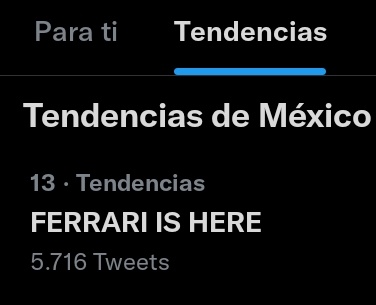 Denissepantoja9's tweet photo. En México ya somos tendencia, sigamosssss
FERRARI IS HERE 
CNCO EN BILLBOARD 
#Ferrari https://t.co/nvx70i5Lox