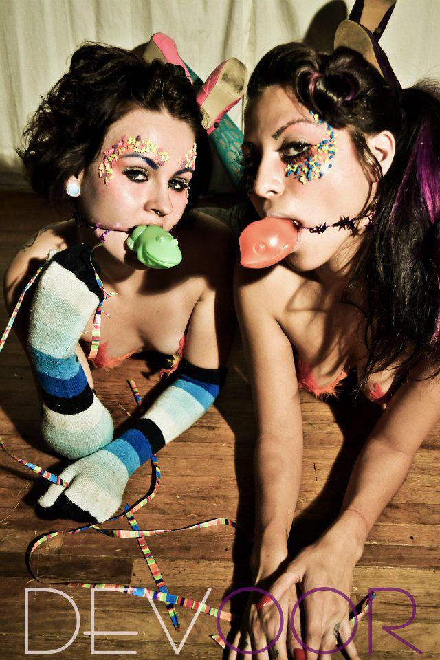 "It's a party." with models Dolly &amp; Gabby

Photo by: Me <a href="/devindevoor/">Devin Devoor</a> 

Models:
<a href="/dollydestruct/">sexyghetto</a> 
@gabbygrave_makeup 

#conceptphotography #fetishphotography #lamodels #laphotographer #azphotographer #modelmakeup #photography #photoshootideas #fetishmodel #ballgag