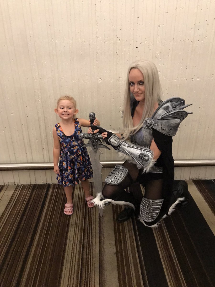 reddeath2006's tweet photo. @VOColleen  it’s been a long time since I have been on Twitter but I figured I would let you see how much your nugget has grown from being the Princess Leia of Dragoncon https://t.co/wlc7i5GhBU