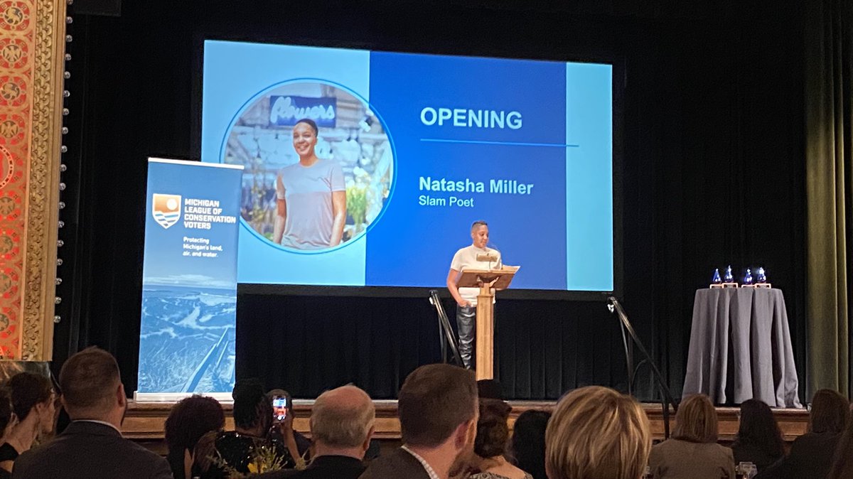 askchaz's tweet photo. Awesome slam poet Natasha Miller at annual MLCV dinner. #mlcv https://t.co/ClX8WamEJq