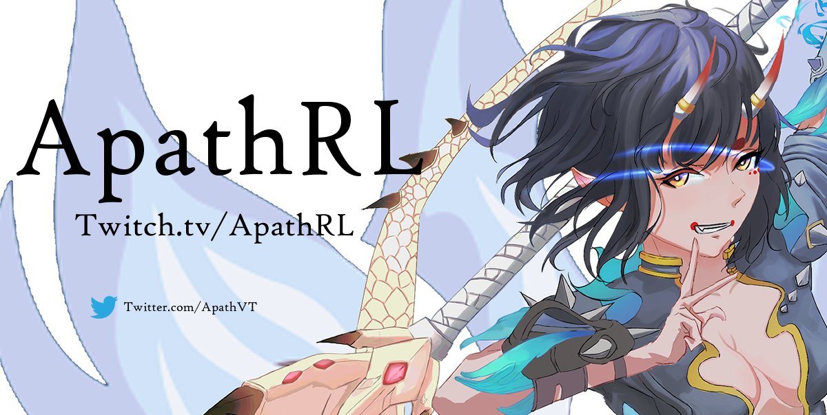 Finally somewhat satisfied with this twitch banner!^^