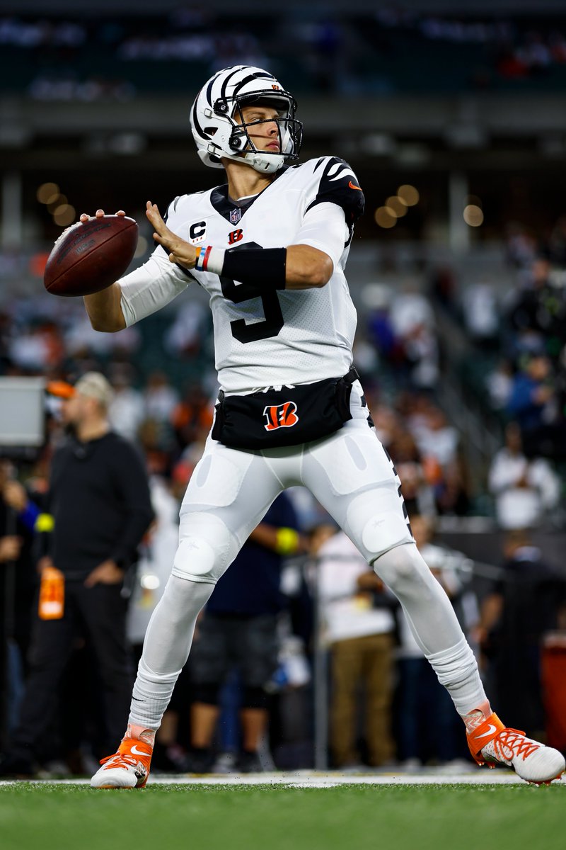 NFL's tweet photo. Joe Brr 🥶

#MIAvsCIN -- 8:15pm ET on Prime Video
Also available on NFL+ https://t.co/fK7vaWAizI https://t.co/iPNXSGJHs7