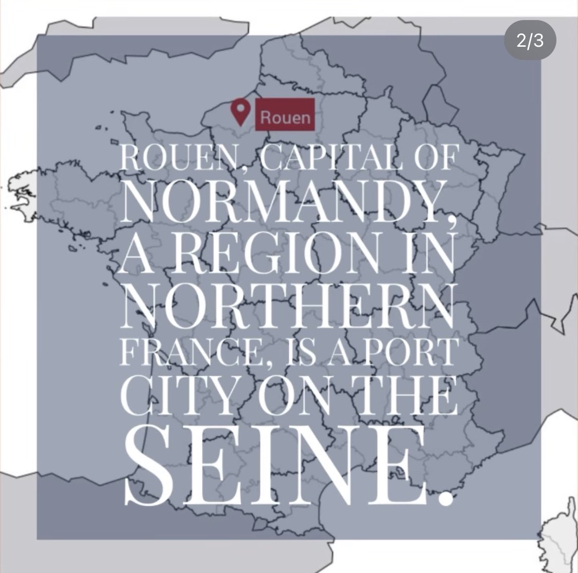 NbffFrench's tweet photo. For all you history buffs out there this city is a livingt, breathing museum on the banks of the Seine making it a great city to visit. #nbff #frenchspotlight #rouen #travel #france https://t.co/MljM4JD9Rm