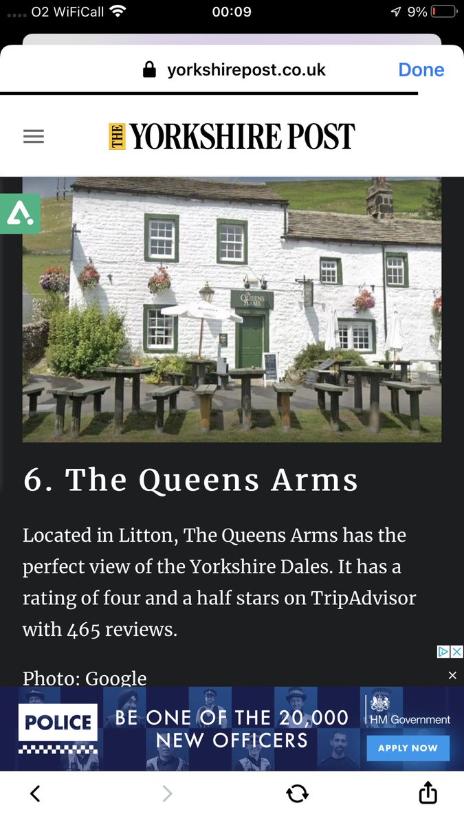 Queens Arms Litton skipton tweet media
