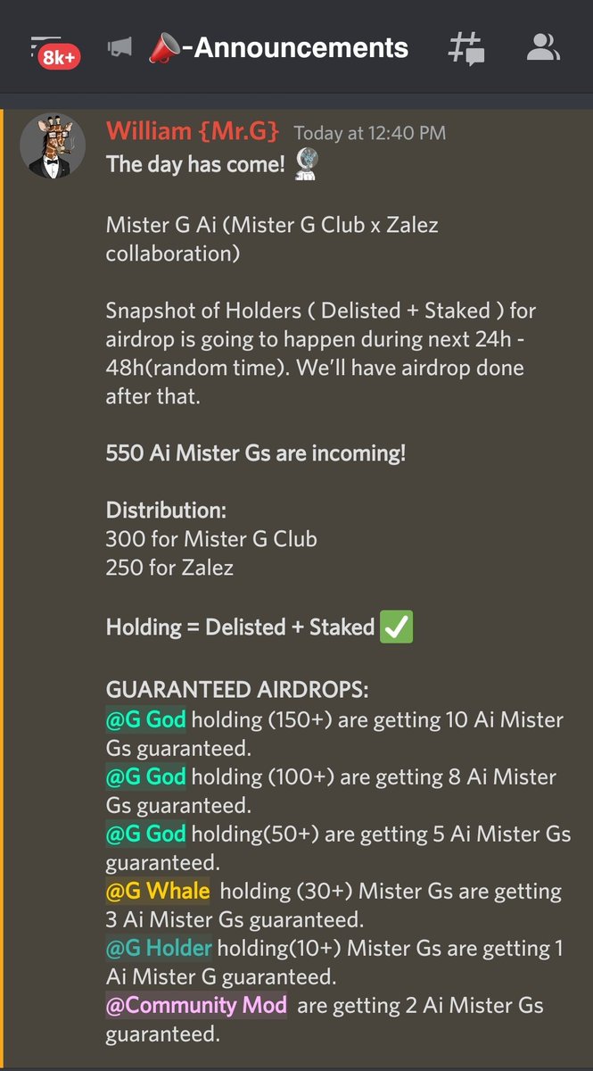 <a href="/MisterGClub/">Mister G Club | {Mr.G}</a> I heard about the get together going on!! Sheesh bullish on you guys 👦