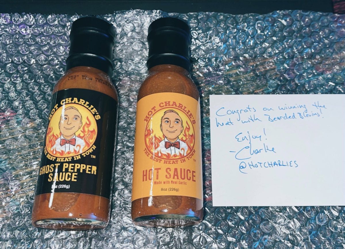 Thank you for such a amazing gift. I love hot and spicy food this will be perfect 😍 

Special shout out <a href="/BeardedBlevins/">BeardedBlevins</a> <a href="/hotcharlies/">Hot Charlie's</a> #beardedblevins