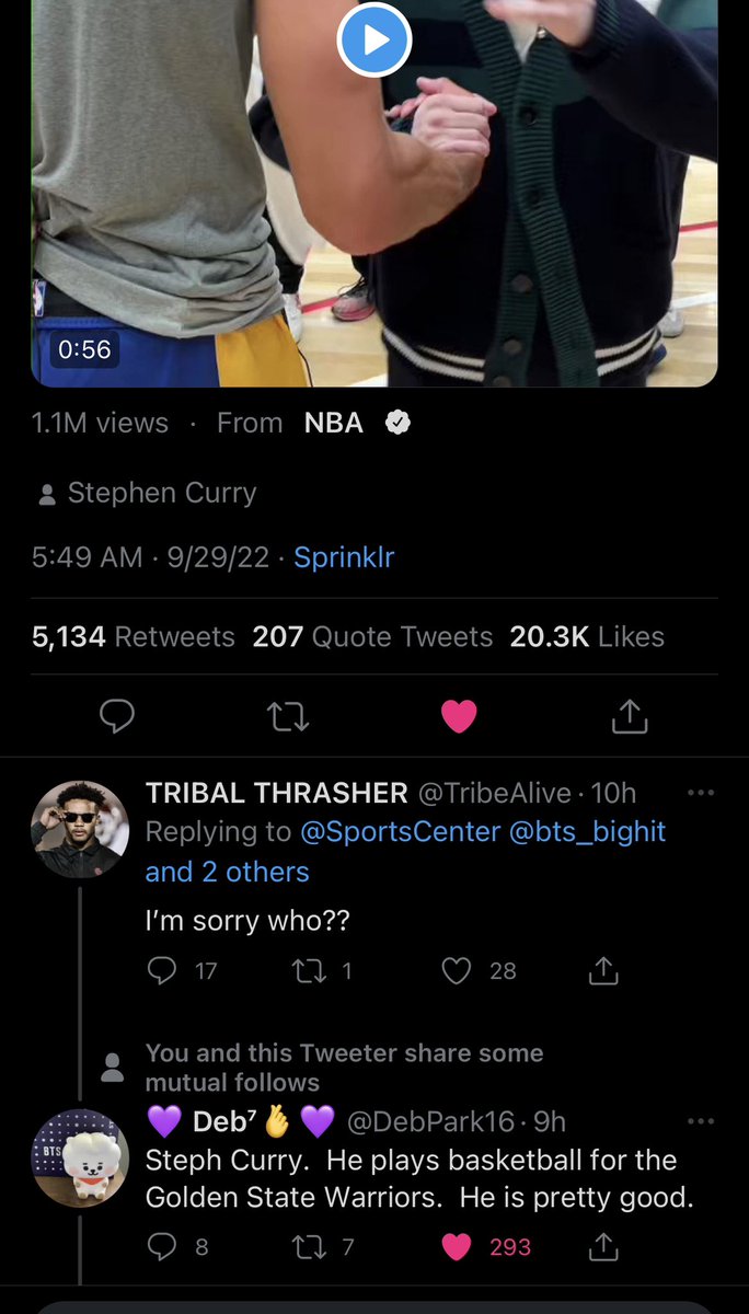 SushiBao's tweet photo. I’m screaming crying🤣 I love us💜

#BTSARMY #SUGAatNBAJapan #DubNation #stephcurry https://t.co/9LIT2uDrCA