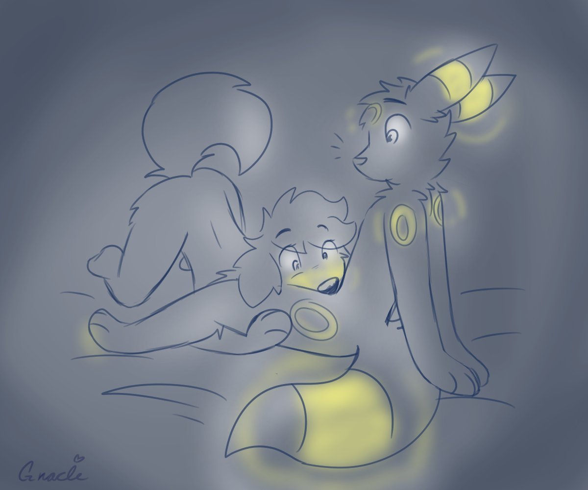 VixeyHuskyButAD's tweet photo. Sketch for @Cupo3Cupooo 
Glow sdicks are fun to play with. https://t.co/XIeJwhpM6O
