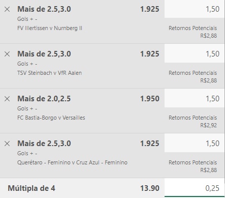 OlimpoBetting's tweet photo. 🏛 #OlimpoBetting copy 😜
📆 #30Set
📝 FV Illertissen – Nurnberg II - over 2.75 gols
📝 TSV Steinbach – VfR Aalen - over 2.75 gols
📝 FC Bastia-Borgo – Versailles - over 2.25 gols
📝 Queretaro Fem. – Cruz Azul Fem. - over 2.75 gols
📚 Bet365
💵 1.5% em cada e 0.25% na múltipla https://t.co/USwm1FmrEn