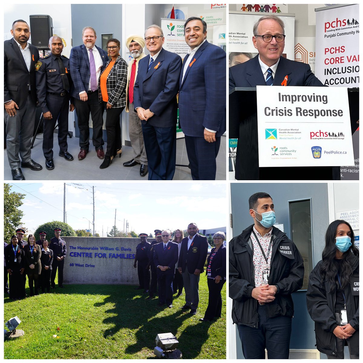 ChiefNish's tweet photo. Many callers to @peelpolice do not require officers but they DO need help. @Peelpolice is the 1st Service in #Ontario to have crisis professionals answering those calls AND dispatching crisis workers only. Right people/right time @CMHAPeelDuff  @ONsafety @RootsCSPeel @PCHS4U https://t.co/zQsl1r3UNA
