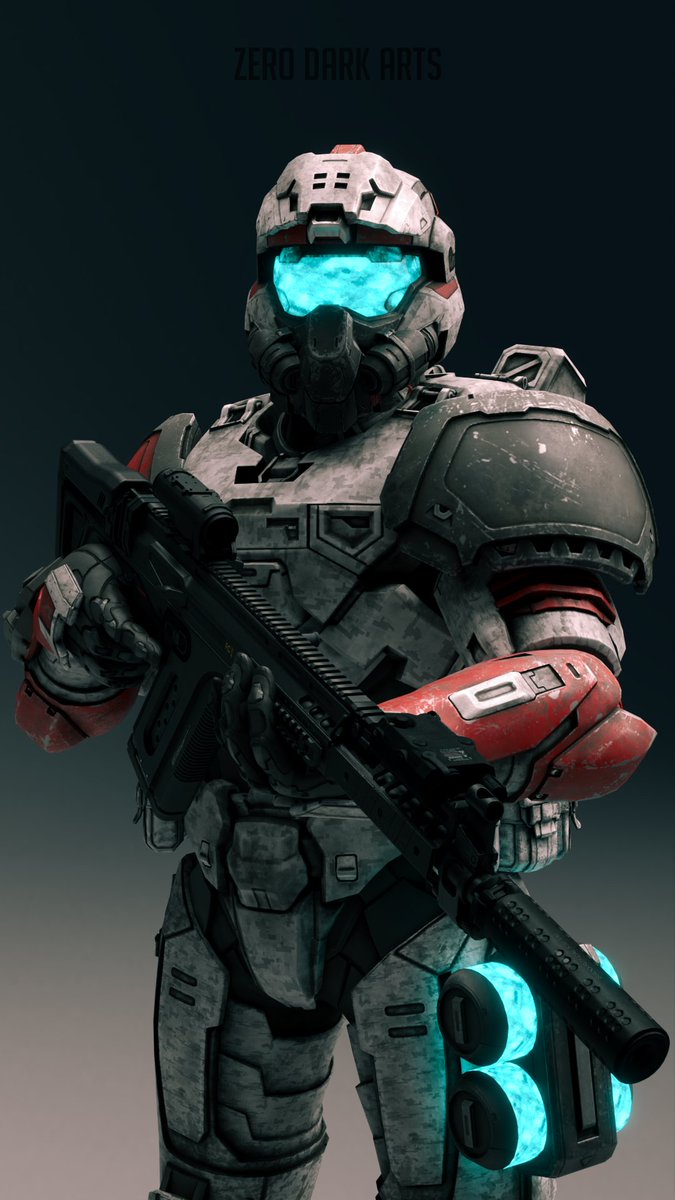 RealOscarMike's tweet photo. I originally wanted to recreate a Clone Commander only using Halo assets. But then I somehow ended up with this. Also, my first attempt at getting the Republic Commando Visor glow/texture, it needs tweaking.
#Halospotlight #HaloInfinite #Blender3d #Bacta https://t.co/nqYQbLo9Lw