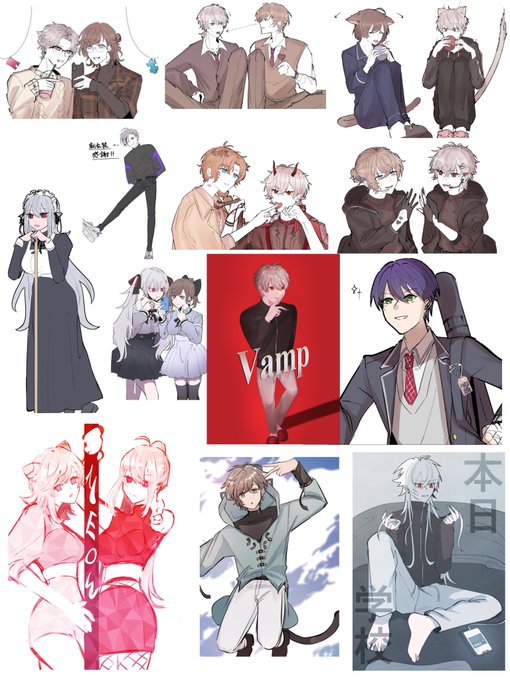 # 今月描いた絵を晒そう
いっぱい描いた☺
9月まだ終わってないけどお疲れ様でした! 