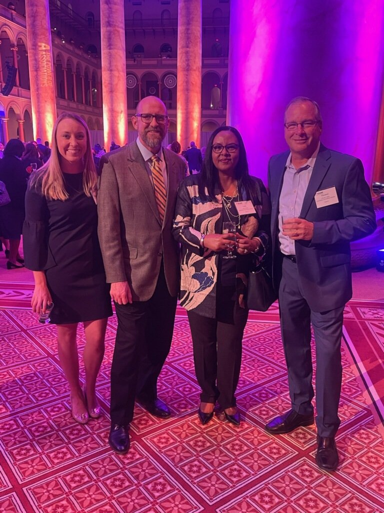 With the @CAIsocial team celebrating our silver award for #condosafety at the @ASAEcenter Summit Awards Dinner. @CAIadvocacy @TambalaStrategy
