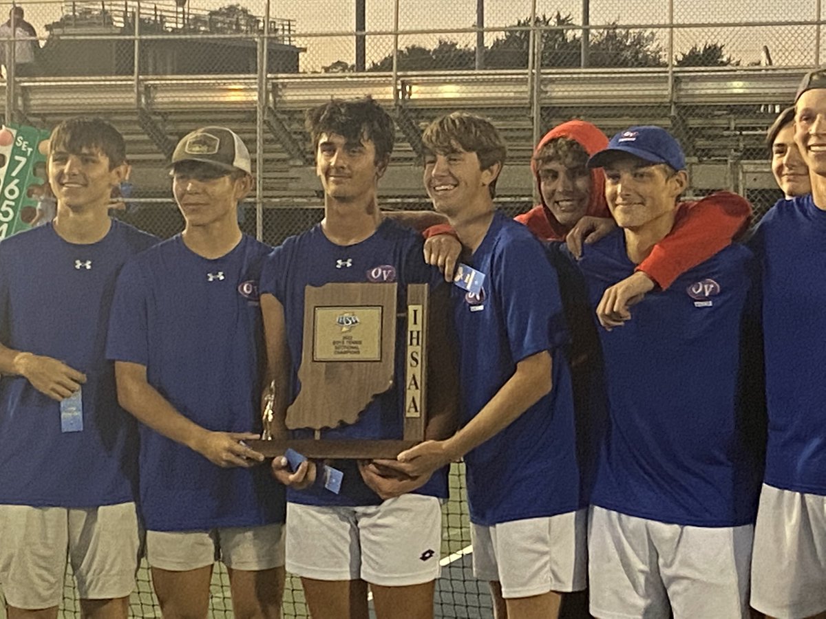 Patriots get it done. Tennis Sectional Champs!!!