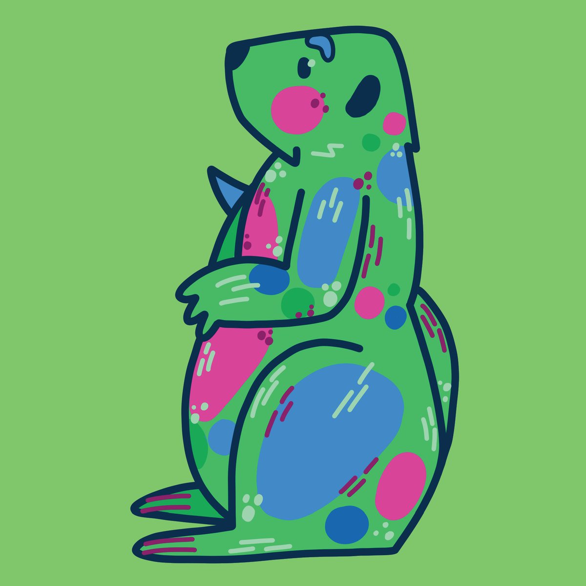 disgaydesigns's tweet photo. i am looking at this #polysexual #prairiedog and telling them that i love them, okay? #queerownedbusiness #gaystickers #subtlepride #queerowned https://t.co/3FV1w3yBcg