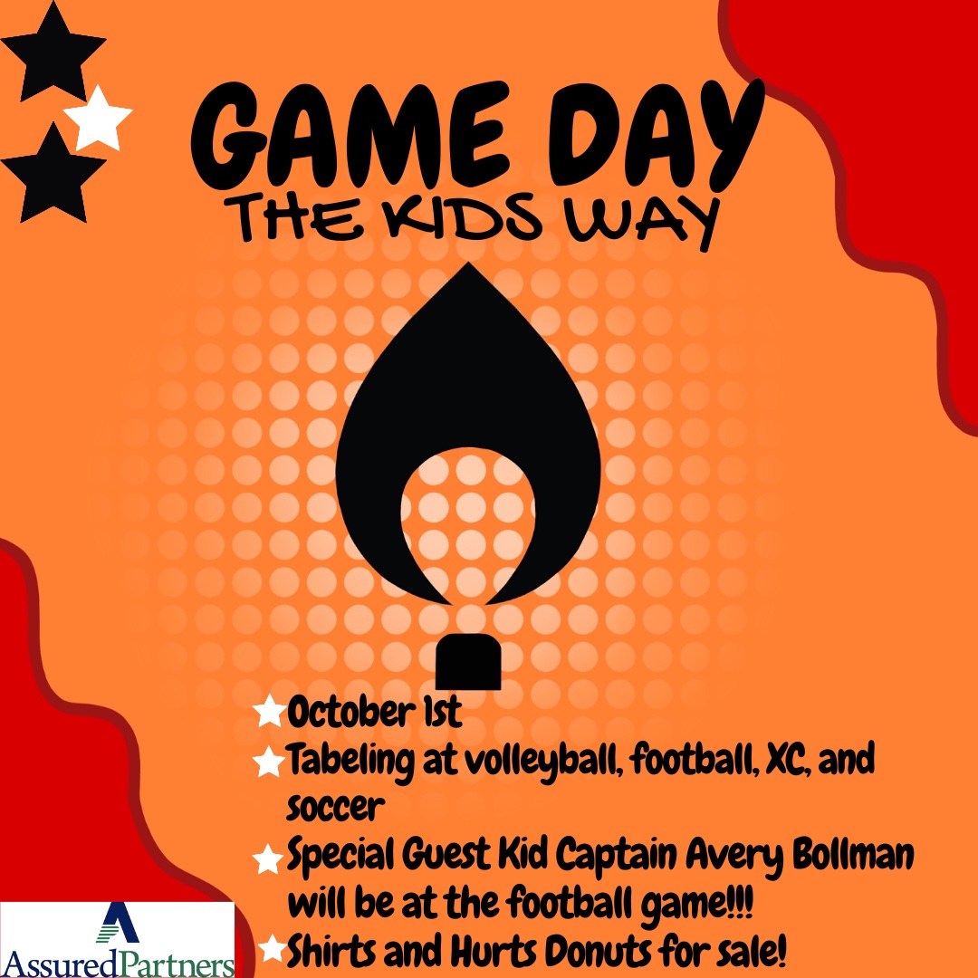 Game Day The Kids Way is this weekend! We're so excited to be partnering with Assured Partners for this event. Can't wait to see you all there!