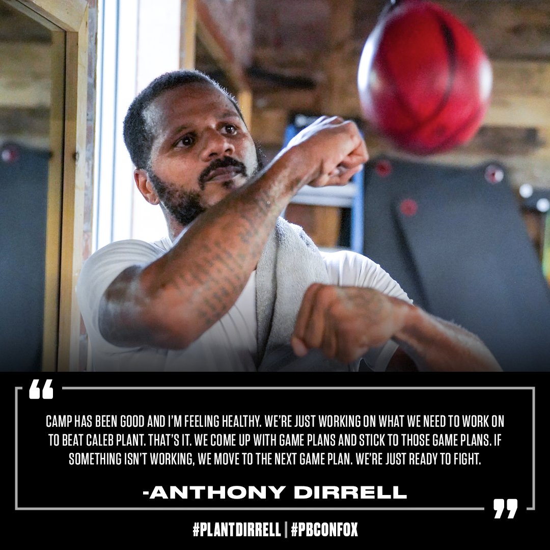 premierboxing's tweet photo. Former two-time super middleweight world champion @anthonydirrell stated his clear intentions when taking on Caleb Plant in a WBC Super Middleweight Title Eliminator in the co-main event of @pbconfox PPV from @barclayscenter in Brooklyn. #plantdirrell #wilderhelenius #pbconfox https://t.co/muVREo9Dk4