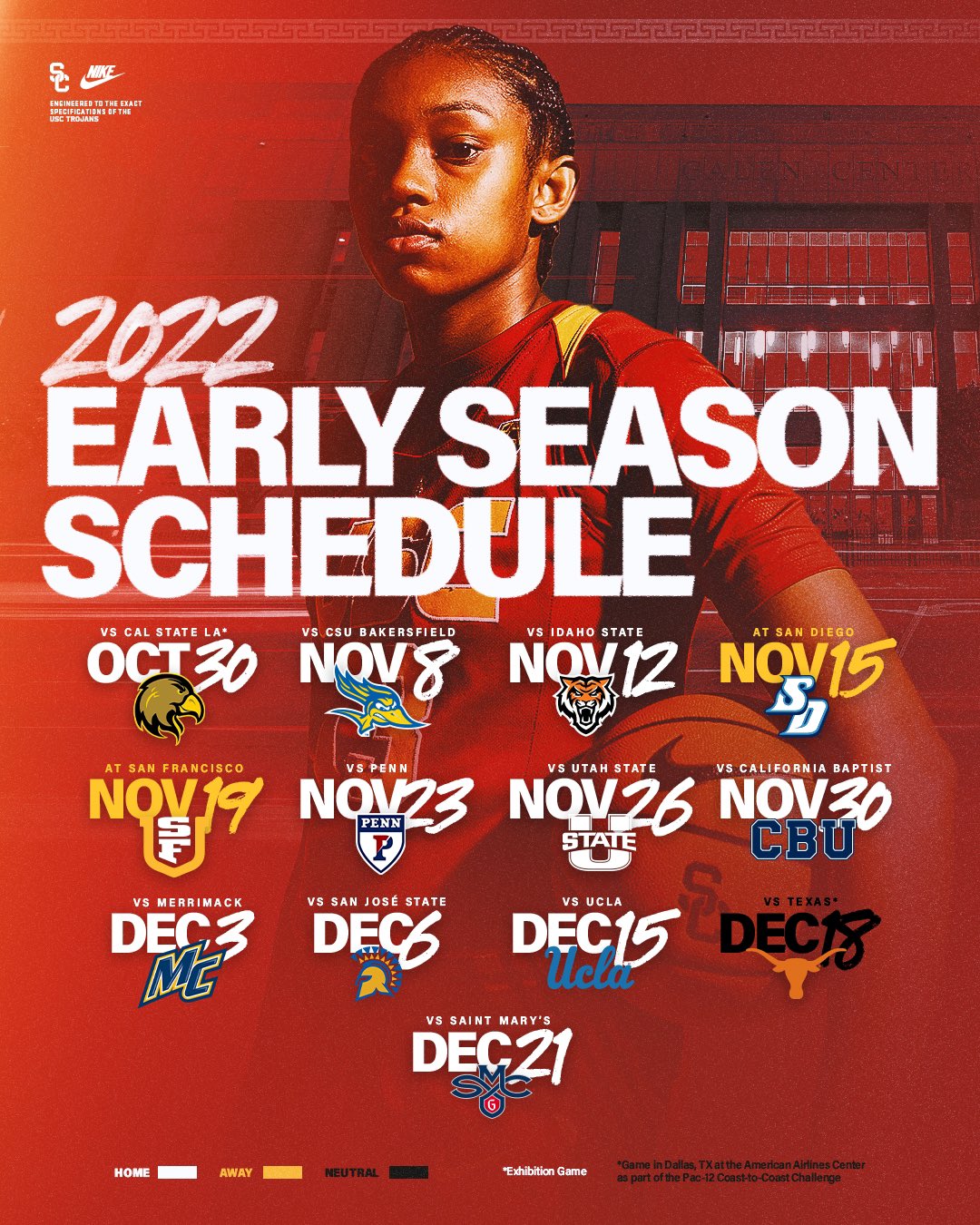 USC Trojans on Twitter: "RT @USCWBB: OFFICIAL: Our 2022 Early Season
