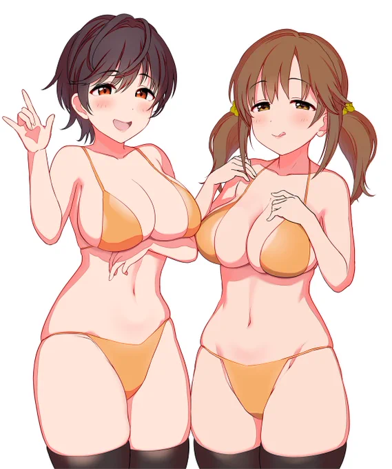 むちむち愛梨&雫(*'ω`*) 