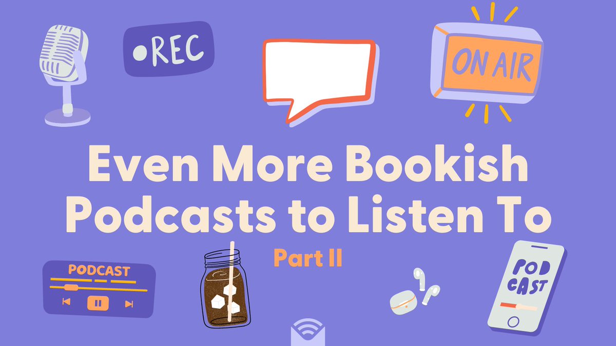 librofm's tweet photo. Bookish podcasts to listen to, part two! 🎧

We were truly overwhelmed by the number of incredible bookish podcasts you all recommended to us in our last podcast roundup...so much so that we knew we had to do a part two. 

https://t.co/lGQB1Up7cF https://t.co/lZBcchJbpD