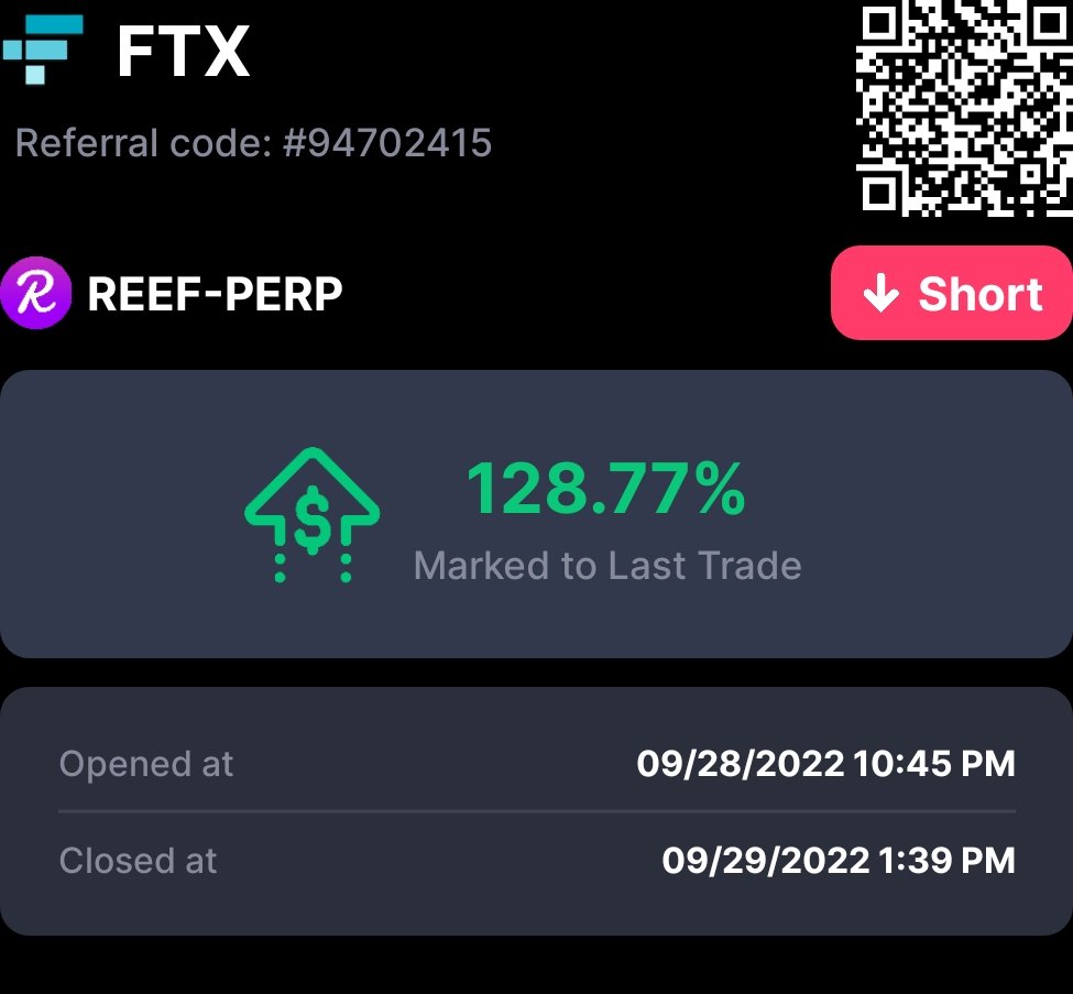 CryptyPF's tweet photo. Nice little short. #btc #cryptocurrency #Ethereum #reef #sol #dot #xrp #xlm https://t.co/2sj4LQuBRm
