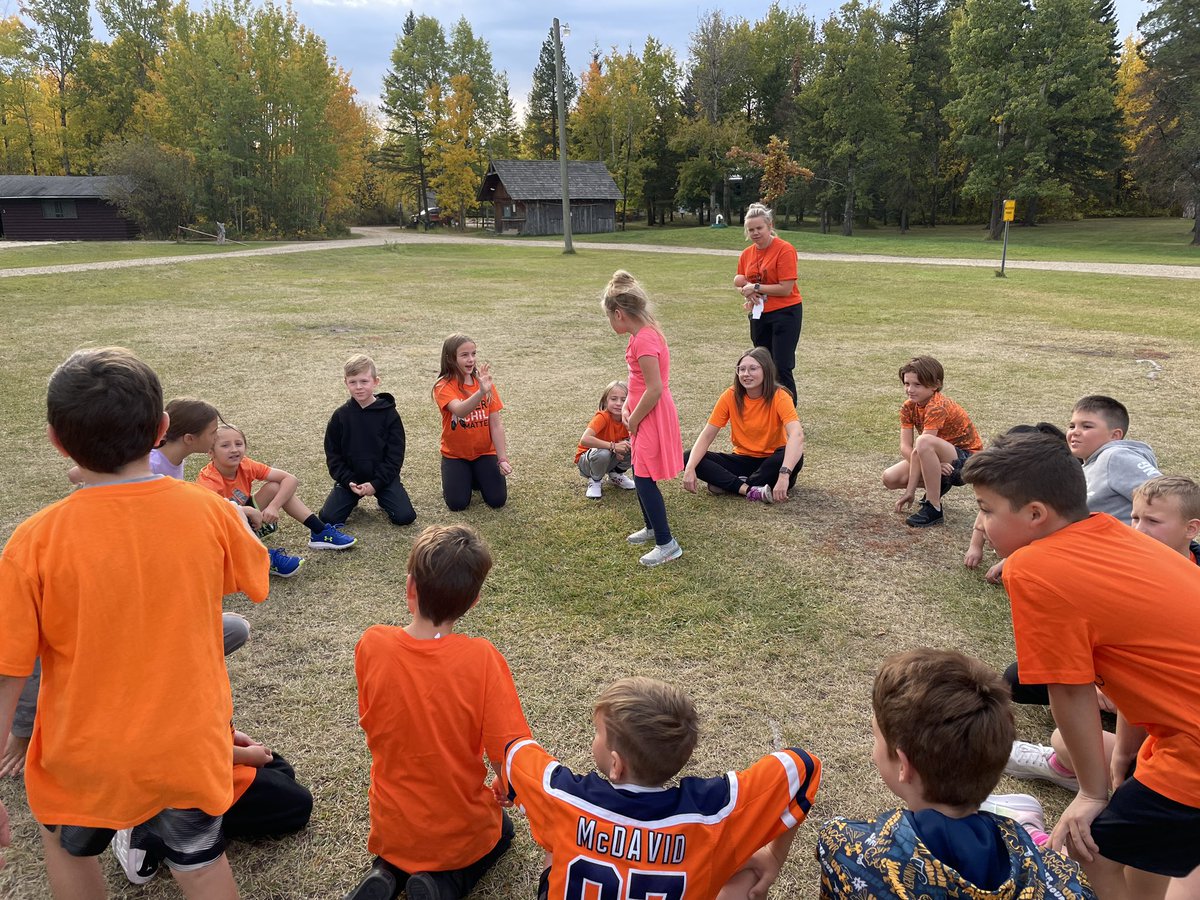 A beautiful day for <a href="/HolySpiritCS/">Holy Spirit CS</a> Grade 4 Student Leadership Retreat! #readytoserve #bettertogether #meetingGodinnature