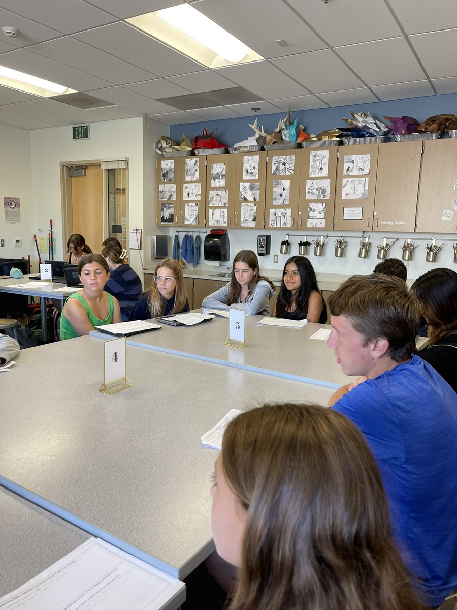 Street Art vs Graffiti Socratic Seminar. Letting sts create their own opinions and have in-depth discussions happens all the time in the art room. Most of these 7th/8th graders have never participated in a Socratic Seminar before today. <a href="/SanMarcosUSD/">San Marcos USD</a> <a href="/DoublePeak_K8/">Double Peak School</a>