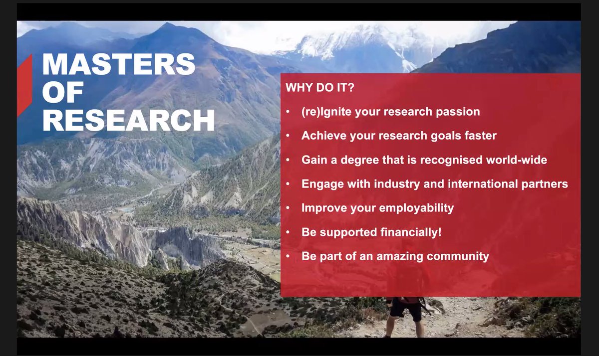ArtsMResMQ's tweet photo. Currently hearing the many benefits of doing a Master of Research at @Macquarie_Uni at our MRes Information Session! @KirstinMills is on hand next to answer questions about the MRes program in the Faculty of @mq_arts
#MasterofResearch #postgraduate #ArtsMResMQ https://t.co/Vqc8RdpukN