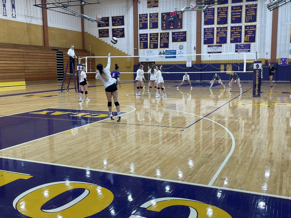 Had a blast tonight at the Clay High School One-Act Plays and the Clay High School Volleyball Senior Night!! 🏐 <a href="/SBClayHigh/">SB Clay High School Official</a> <a href="/SBClayathletics/">SB Clay Athletics</a> @drtoddc <a href="/DRobinson1108/">Diamond Robinson</a> <a href="/CIA_CoachBynum/">CIA Athletics</a> <a href="/bcwhite01/">B yo</a> <a href="/LeslieAWesley/">Leslie Ann Wesley</a>
